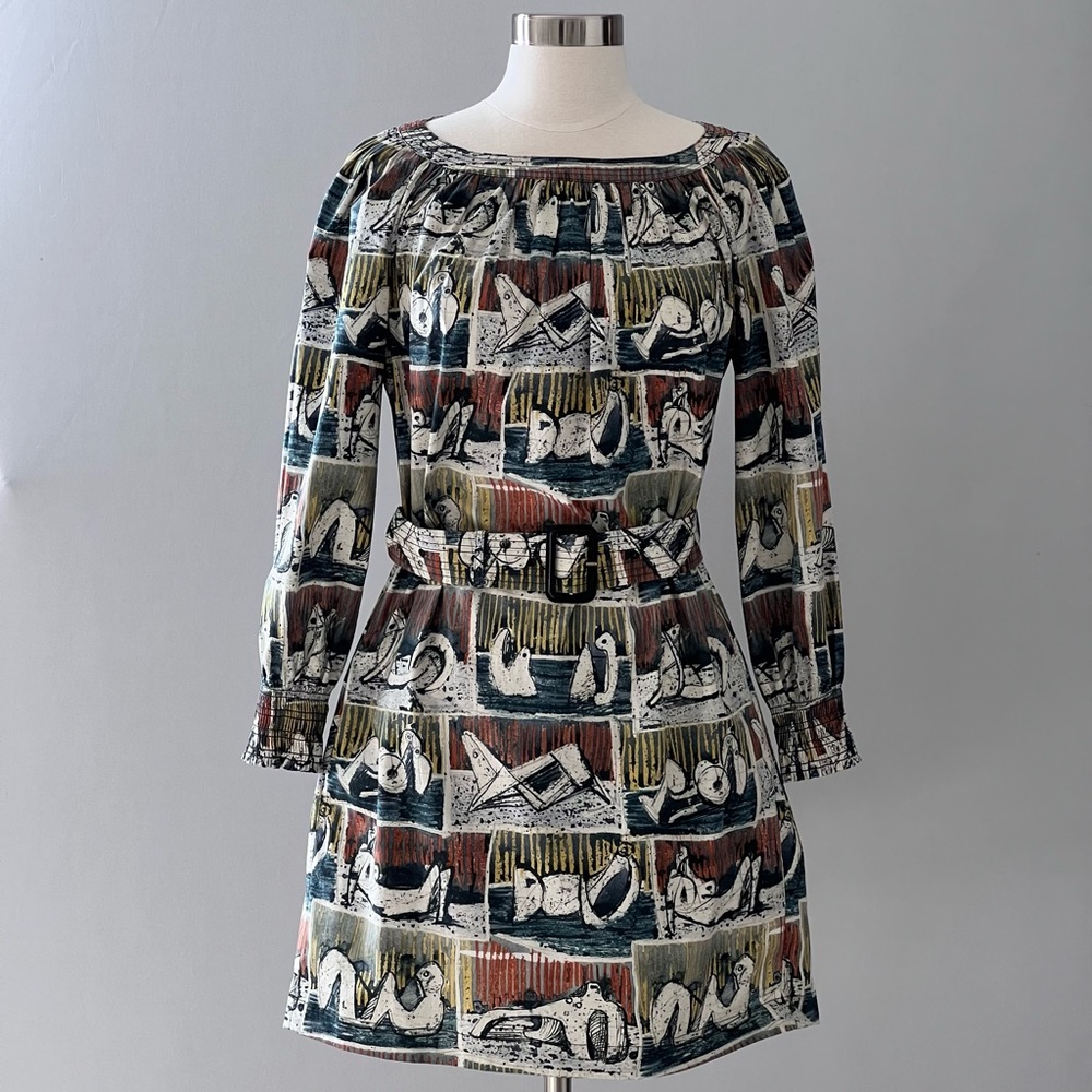 Burberry Printed Mini Dress